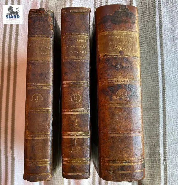 Il Trattato fondamenta delle Assicurazioni Marittime di Ascanio Baldasseroni (Firenze, 1786)