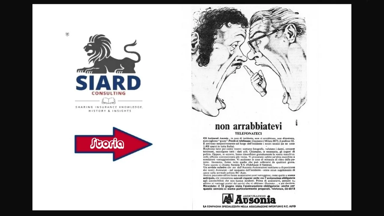 Giugno 1971: scatta l'obbligo RC Auto, ma con il "Team d'Assalto" Ausonia il sinistro non fa più paura! 🚗
